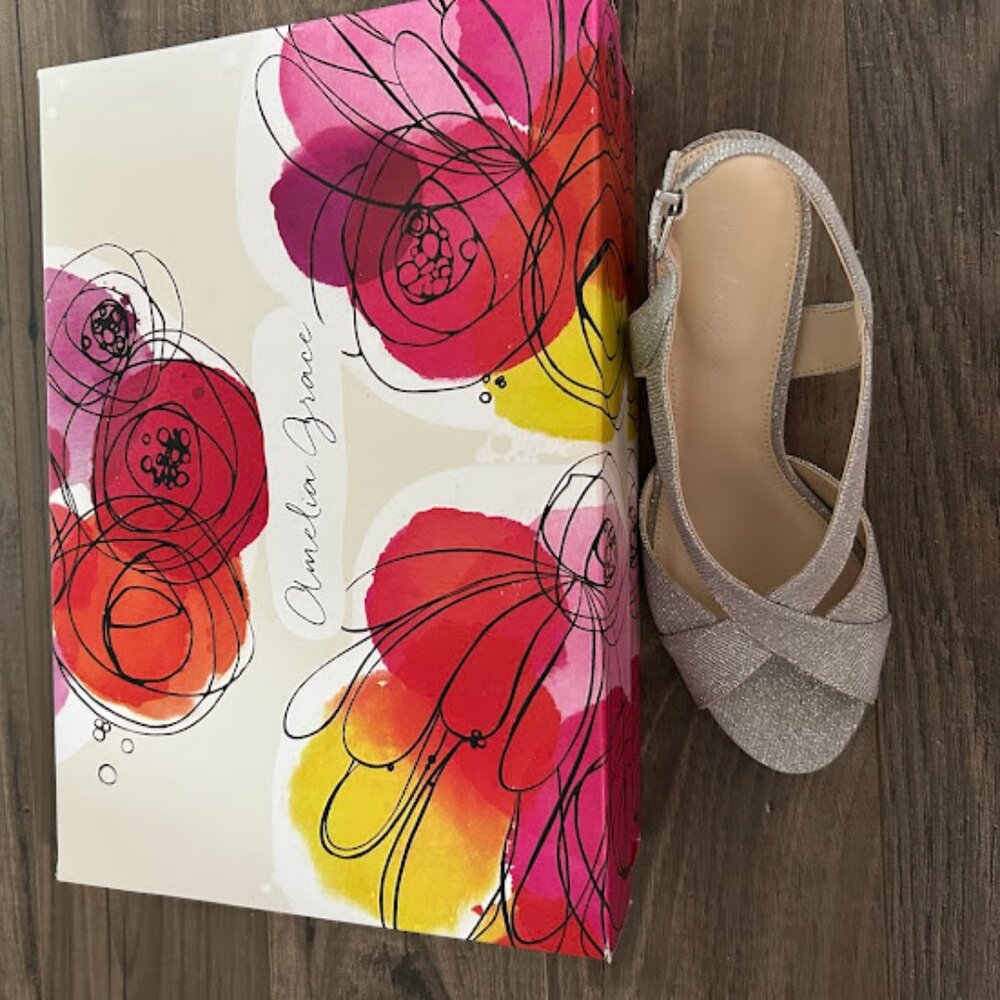 Women's Wedding Open Toe Shoes - Picture 7 of 7